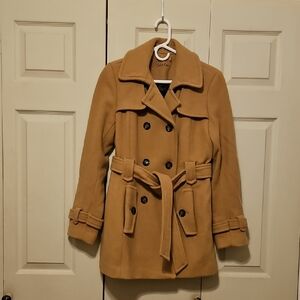 Calvin Klein Women's Camel Pea Coat
